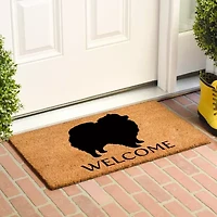 Calloway Mills Pomeranian Outdoor Rectangular Doormat