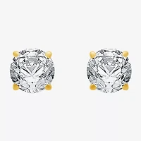 Ever Star (G / VS2) 1 1/2 CT. T.W. Lab Grown White Diamond 14K Gold 5.8mm Stud Earrings