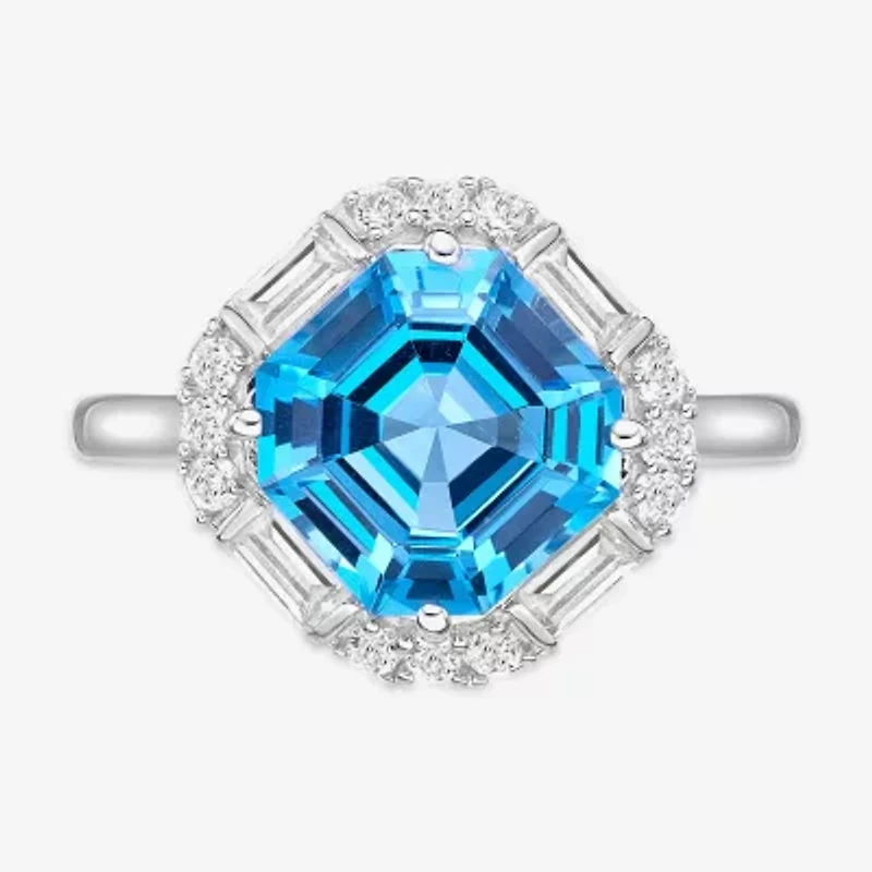 Gemstone Sterling Silver Cocktail Ring