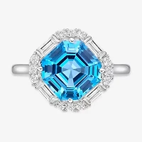 Gemstone Sterling Silver Cocktail Ring