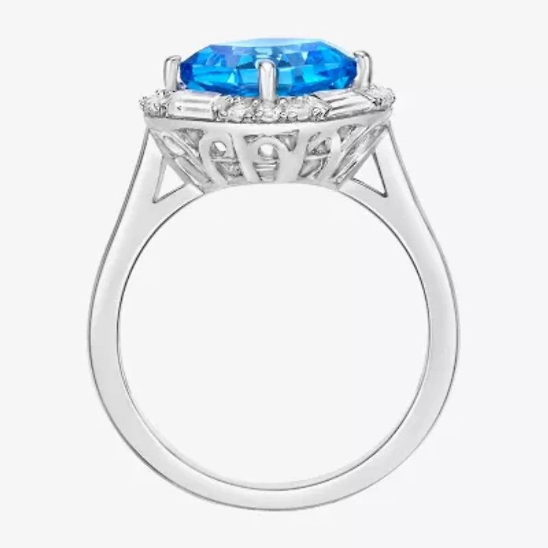 Gemstone Sterling Silver Cocktail Ring