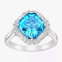 Gemstone Sterling Silver Cocktail Ring