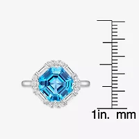 Gemstone Sterling Silver Cocktail Ring
