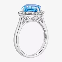Gemstone Sterling Silver Cocktail Ring