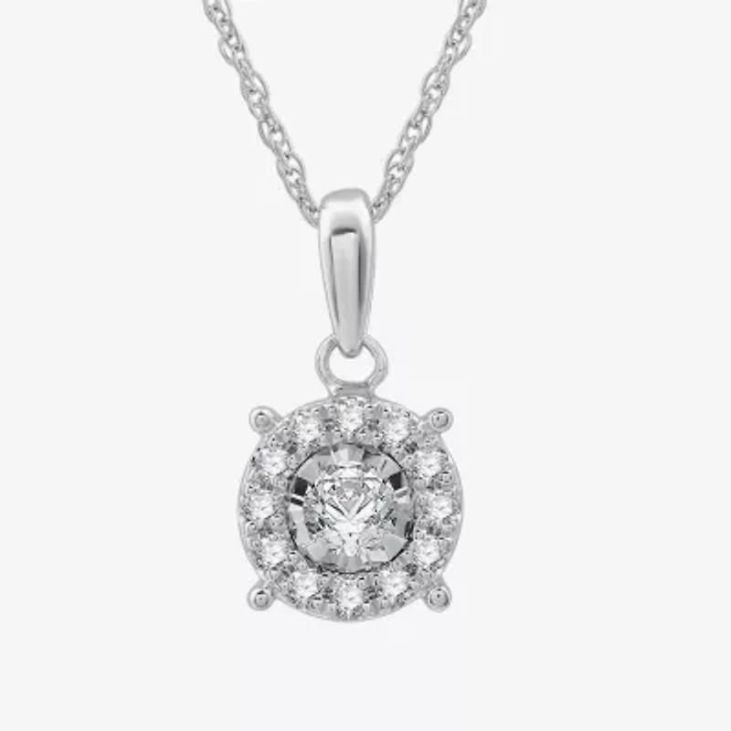 Diamond Blossom Womens 1 CT. T.W. Lab Grown White Diamond Sterling Silver Round 2-pc. Jewelry Set