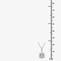 Diamond Blossom Womens 1 CT. T.W. Lab Grown White Diamond Sterling Silver Round 2-pc. Jewelry Set