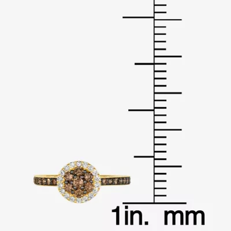 Le Vian® Ring featuring 1/2 CT. Chocolate Diamonds® 1/6 Nude Diamonds™ set 14K Honey Gold™