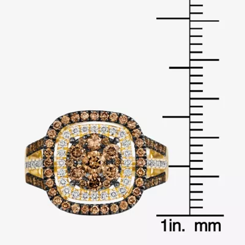 Le Vian® Ring featuring 1 1/6 CT. Chocolate Diamonds® 1/3 Nude Diamonds™ set 14K Honey Gold™
