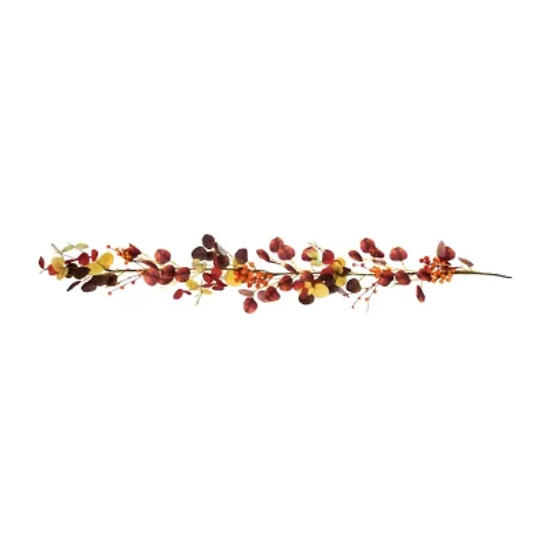 Northlight Berries Leaves Unlit Christmas Indoor Garland