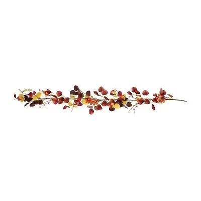 Northlight Berries Leaves Unlit Christmas Indoor Garland