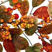 Northlight 5ft X 10in Pumpkin And Berry Unlit Thanksgiving Indoor Garland