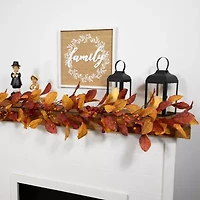 Northlight Berry And Oranges Harvest Unlit Christmas Indoor Garland