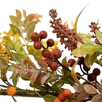 Northlight Berry Harvest Unlit Christmas Indoor Garland