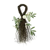 Northlight 24IN TWIG TEARDROP Swag