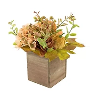Northlight 10in X 8in Wooden Box Fall Thanksgiving Tabletop Decor