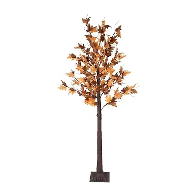 Northlight 6ft Led Maple Leaf Lighted Indoor Artificial Tree