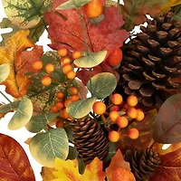 Northlight 26in Berries And Pinecone Unlit Wreath