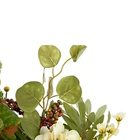 Northlight 24in Pumpkin Berry Twig Unlit Wreath