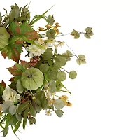 Northlight 24in Pumpkin Berry Twig Unlit Wreath