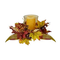 Northlight 15in Hurricane Pillar Candle Holder