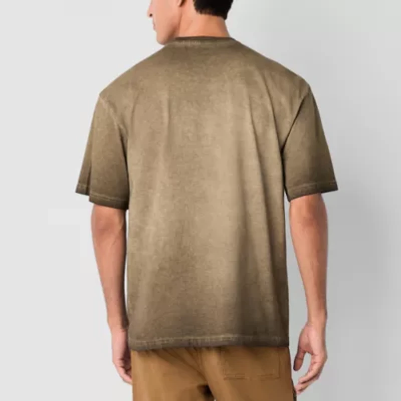 Arizona Mens Short Sleeve Washed Graphic T-Shirt