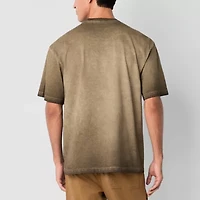 Arizona Mens Short Sleeve Washed Graphic T-Shirt