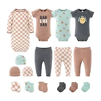 The Peanutshell 0-3m Skater Baby Boys 16-pc. Baby Clothing Set