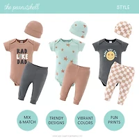 The Peanutshell 0-3m Skater Baby Boys 16-pc. Baby Clothing Set
