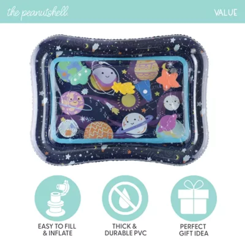 The Peanutshell Tummy Time Space Water Portable Play Mat