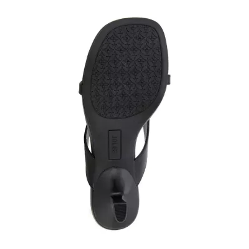 18982 - Esprit Echo Womens Square Open Toe Kitten Heel Pumps