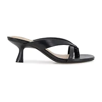 ESPRIT Echo Womens Square Open Toe Kitten Heel Pumps