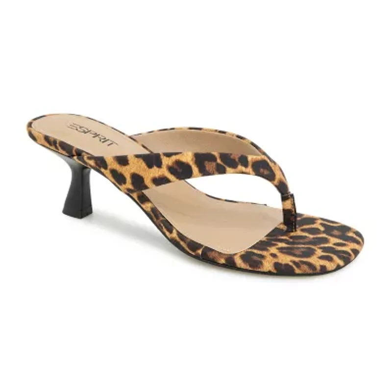 ESPRIT Elayna Womens Square Kitten Heel Pumps