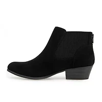 Unionbay Womens Teagan Stacked Heel Booties