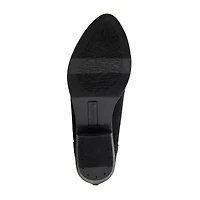 Unionbay Womens Teagan Stacked Heel Booties