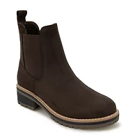 Kensie Womens Klassen Flat Heel Chelsea Boots