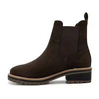 Kensie Womens Klassen Flat Heel Chelsea Boots
