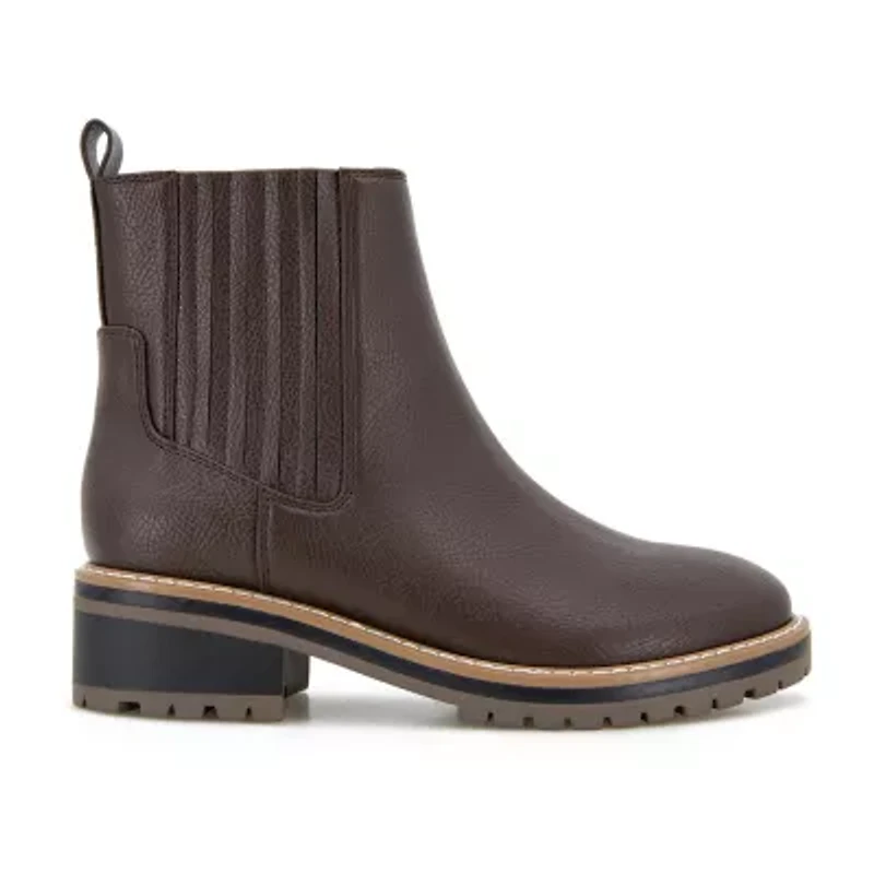 Kensie Womens Koda Flat Heel Chelsea Boots