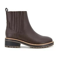Kensie Womens Koda Flat Heel Chelsea Boots