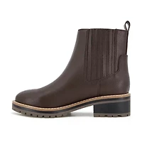 Kensie Womens Koda Flat Heel Chelsea Boots