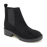 Kensie Womens Kelsey Flat Heel Chelsea Boots