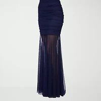 Premier Amour Womens Short Sleeve Evening Gown