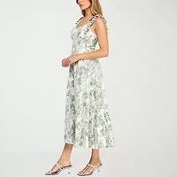 Trixxi Womens Floral Maxi Dress Juniors