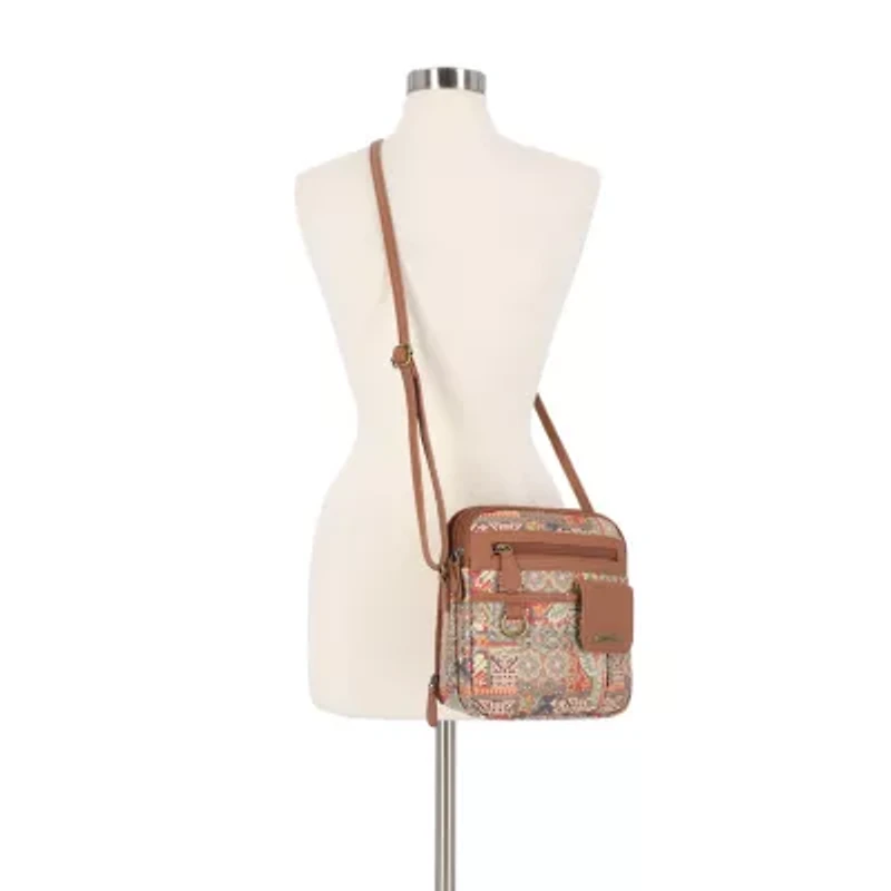 Multi Sac North South Zip Around Crossbody Bag