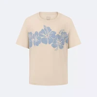 Roxy Big Kid Girls Crew Neck Short Sleeve Oversized Graphic T-Shirt