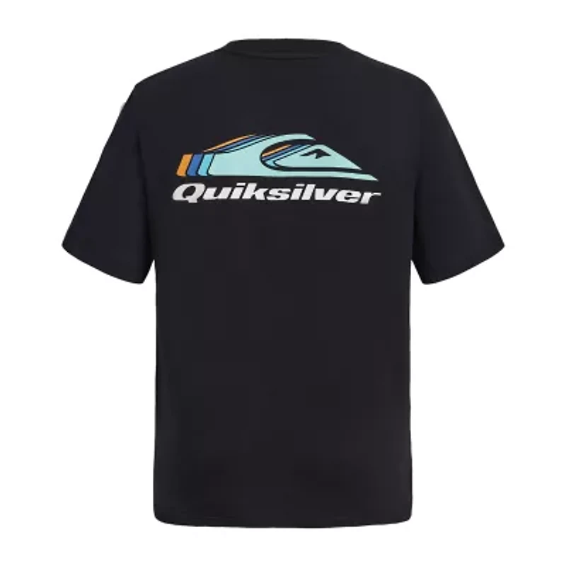 Quiksilver Big Kid Boys Crew Neck Short Sleeve Regular Fit Graphic T-Shirt