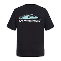 Quiksilver Big Kid Boys Crew Neck Short Sleeve Regular Fit Graphic T-Shirt