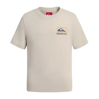 Quiksilver Big Kid Boys Crew Neck Short Sleeve Regular Fit Graphic T-Shirt