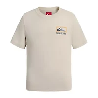 Quiksilver Big Kid Boys Crew Neck Short Sleeve Regular Fit Graphic T-Shirt