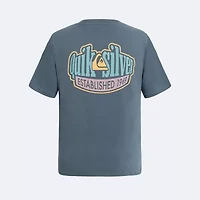 Quiksilver Big Kid Boys Crew Neck Short Sleeve Regular Fit Graphic T-Shirt