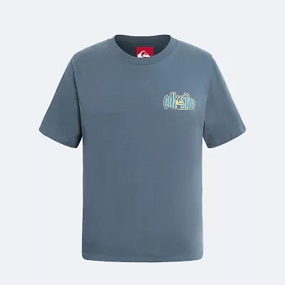 Quiksilver Big Kid Boys Crew Neck Short Sleeve Regular Fit Graphic T-Shirt
